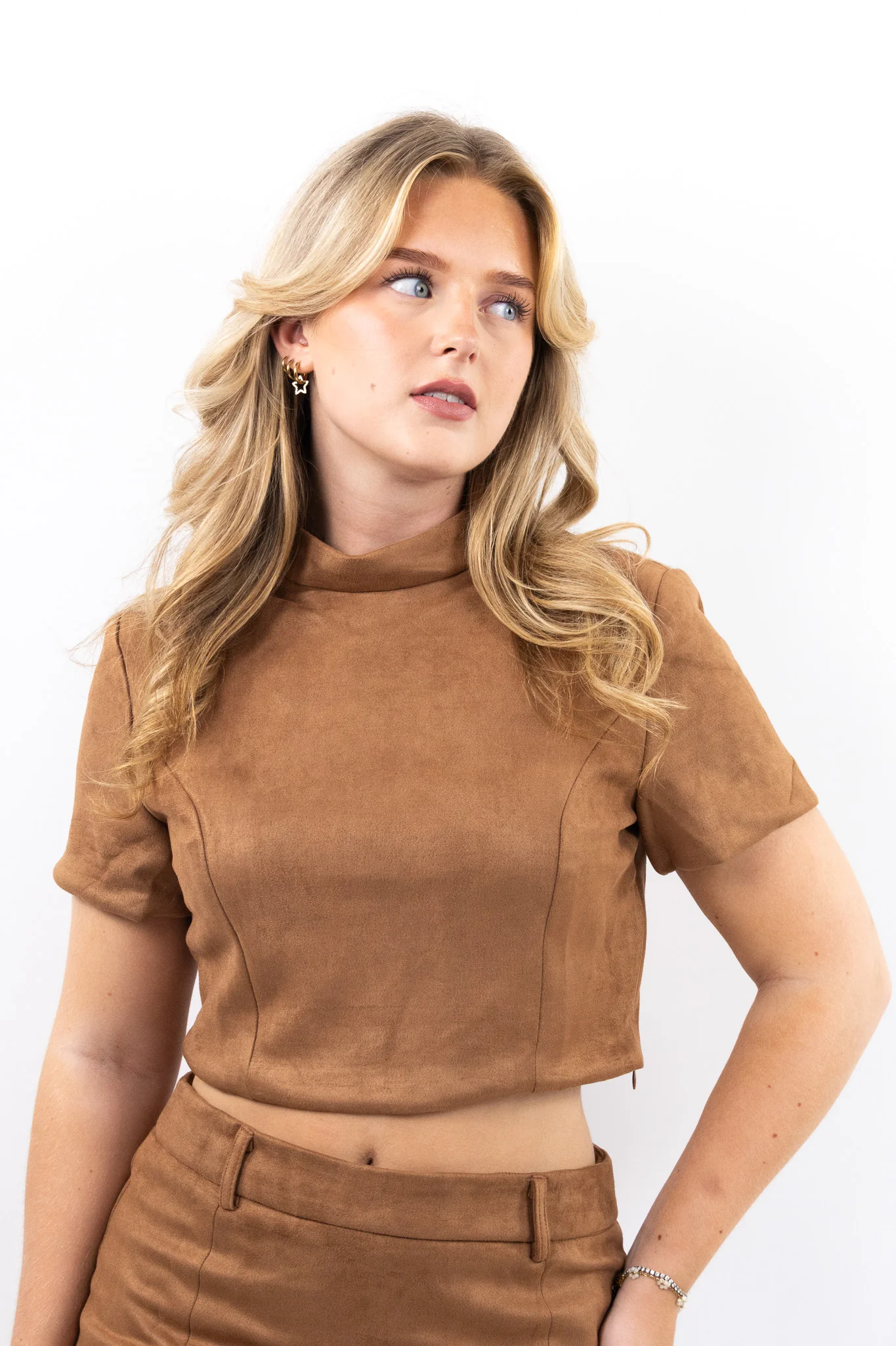 Suede Crop Top - Image 4