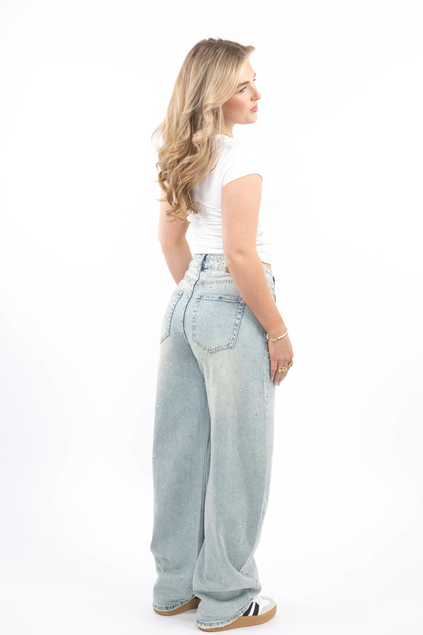 Bella Glitter Balloon Jeans - Image 3
