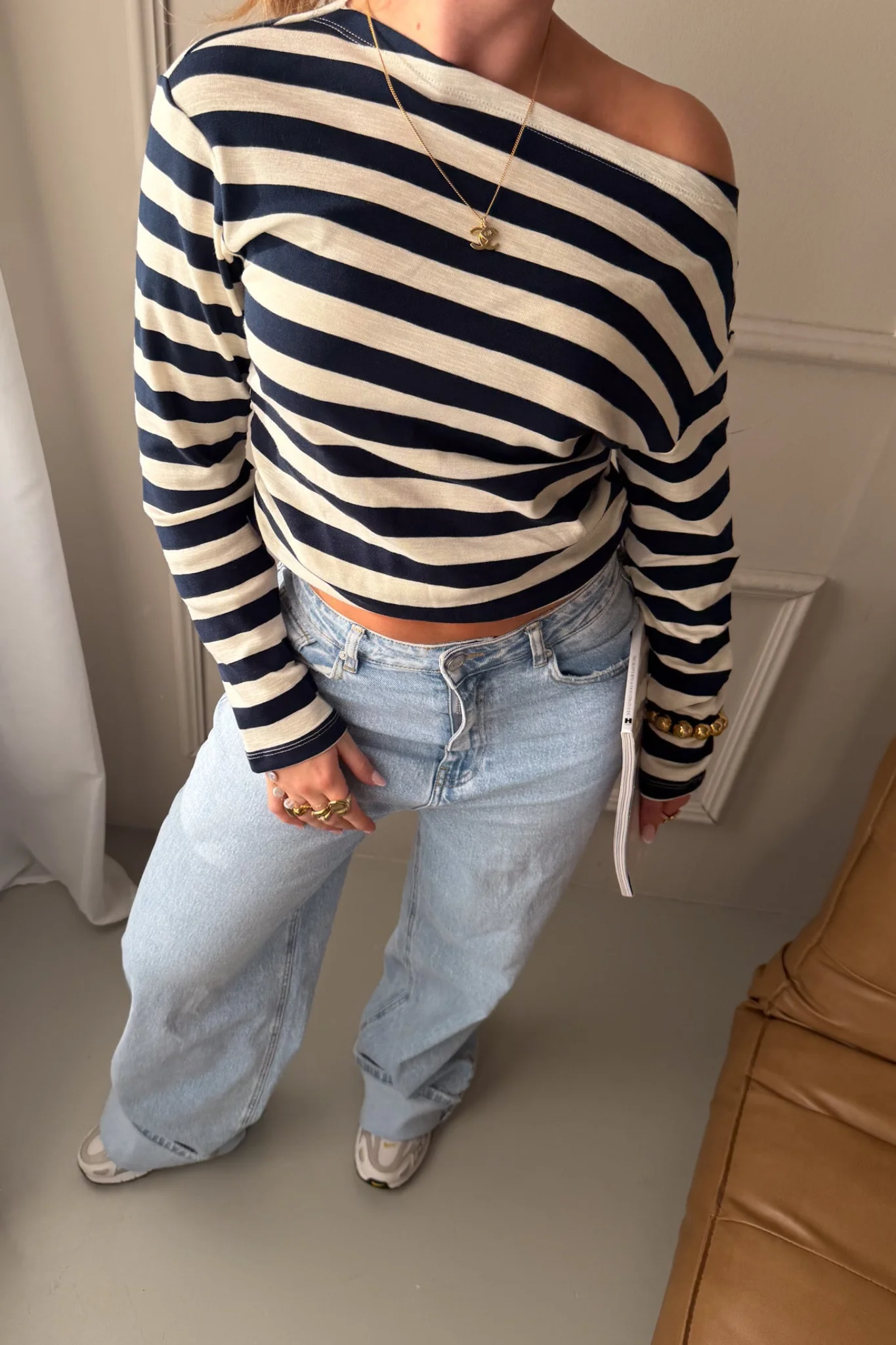 Boatneck Stripe Top - Image 3