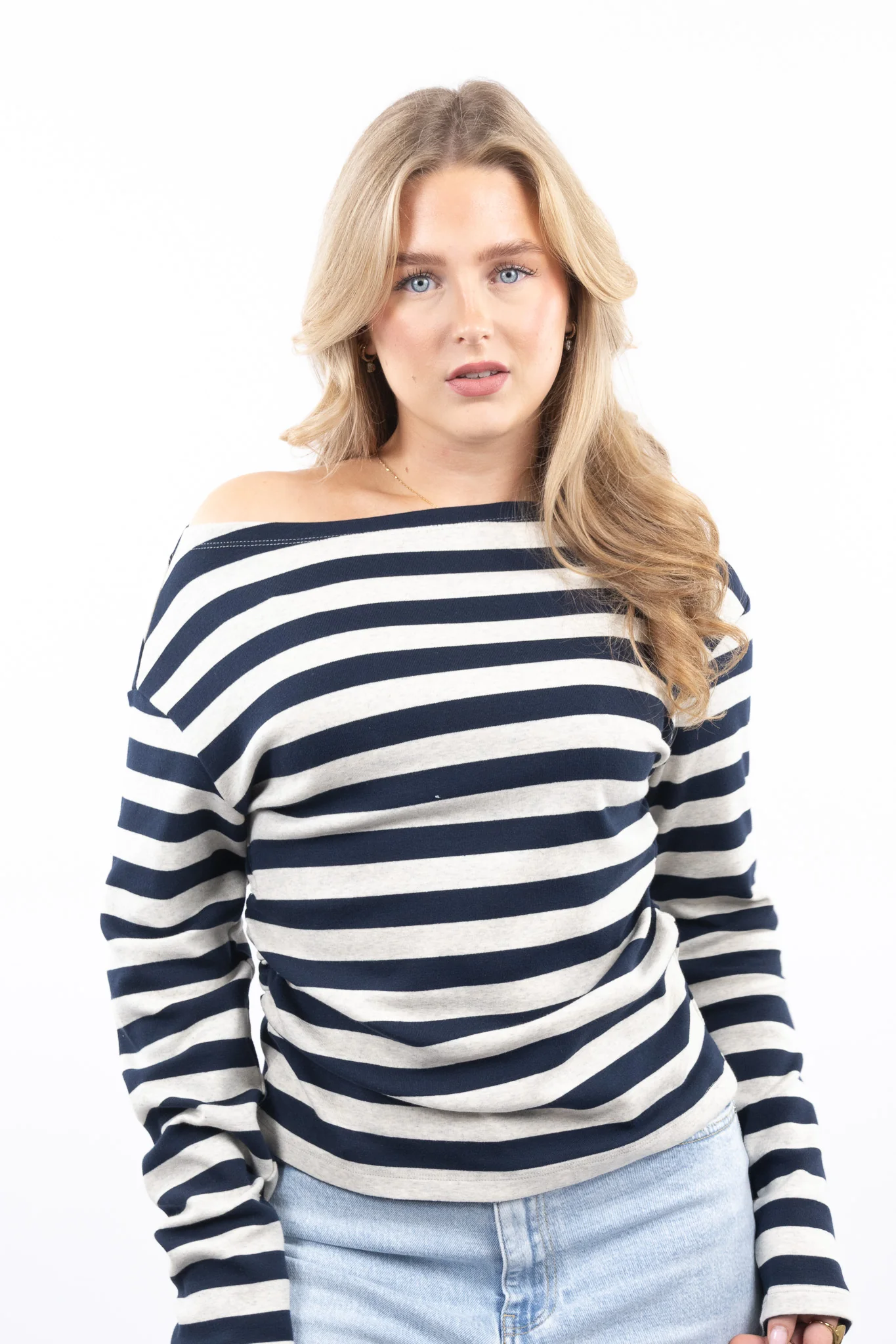 Boatneck Stripe Top - Image 7