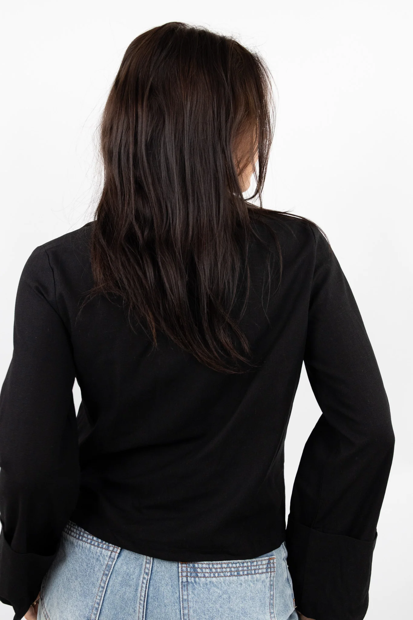 Bow Detail Linen Blouse - Image 13