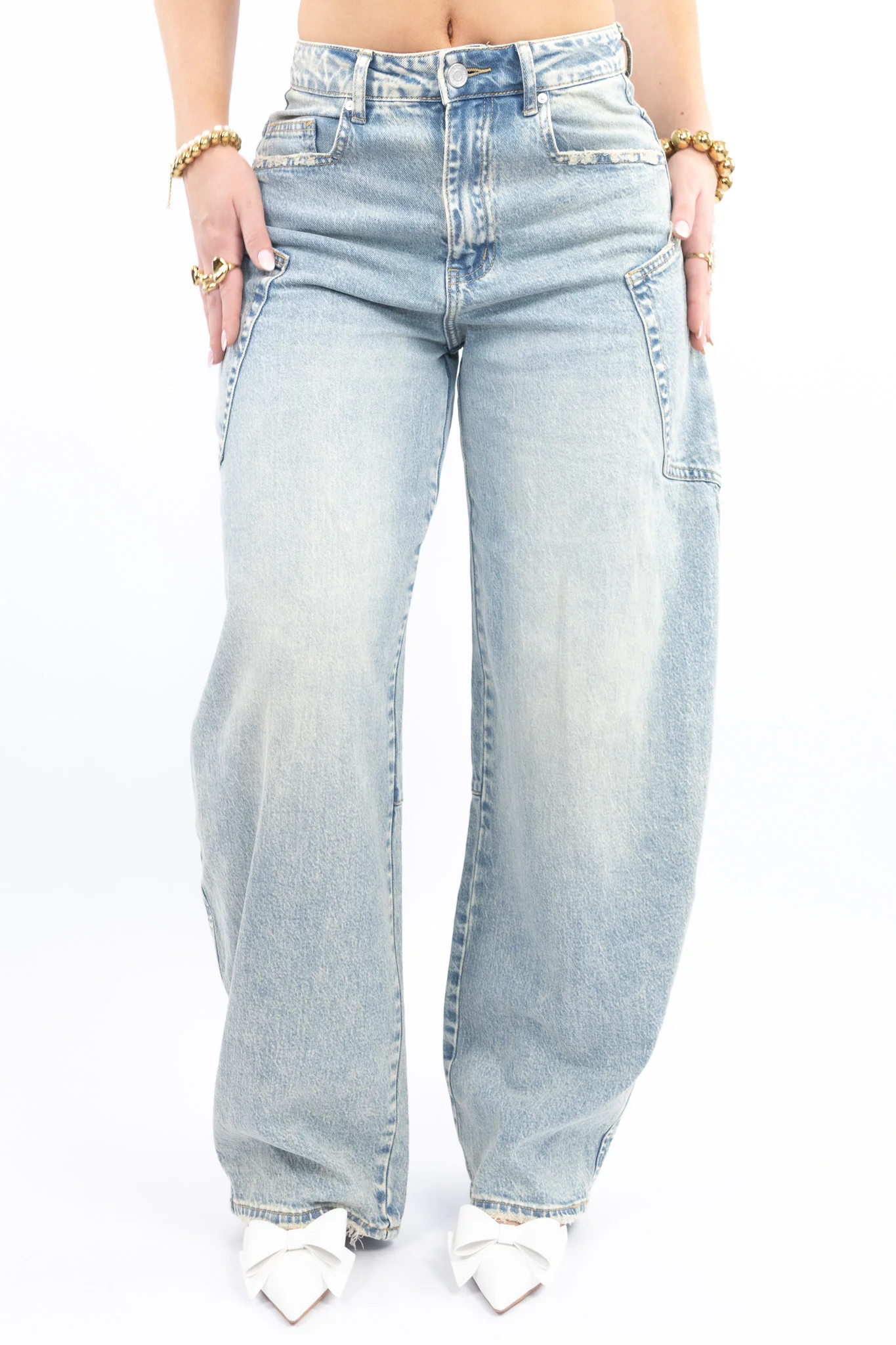 Brooklyn Cargo Balloon Jeans - Image 3