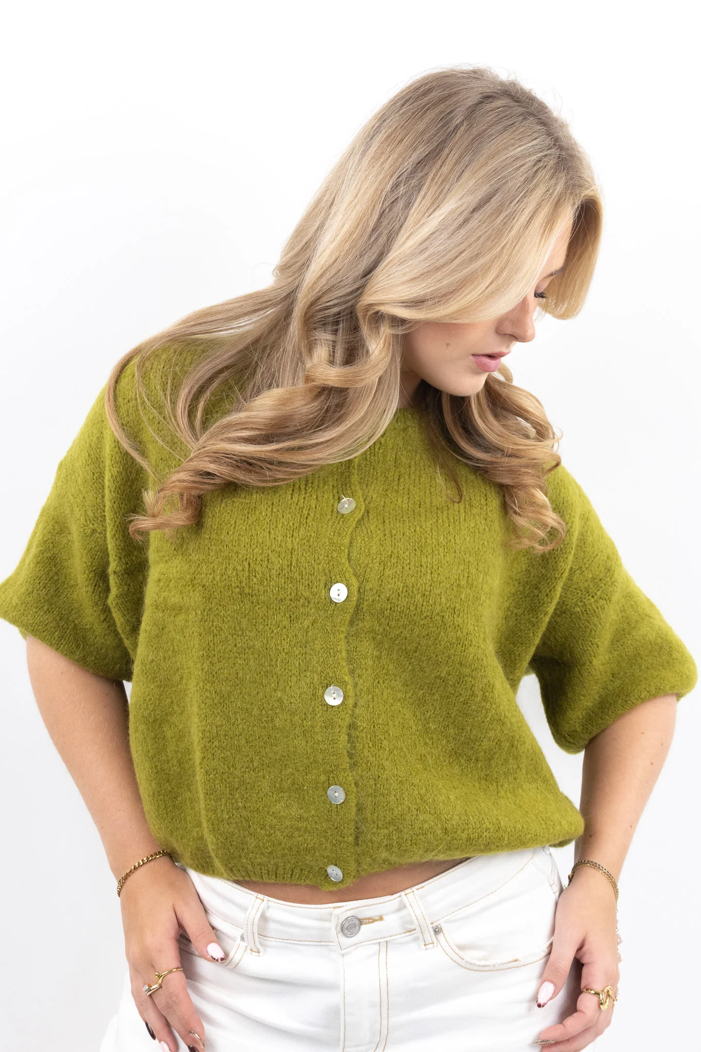 Button Up Knit Cardigan - Image 2