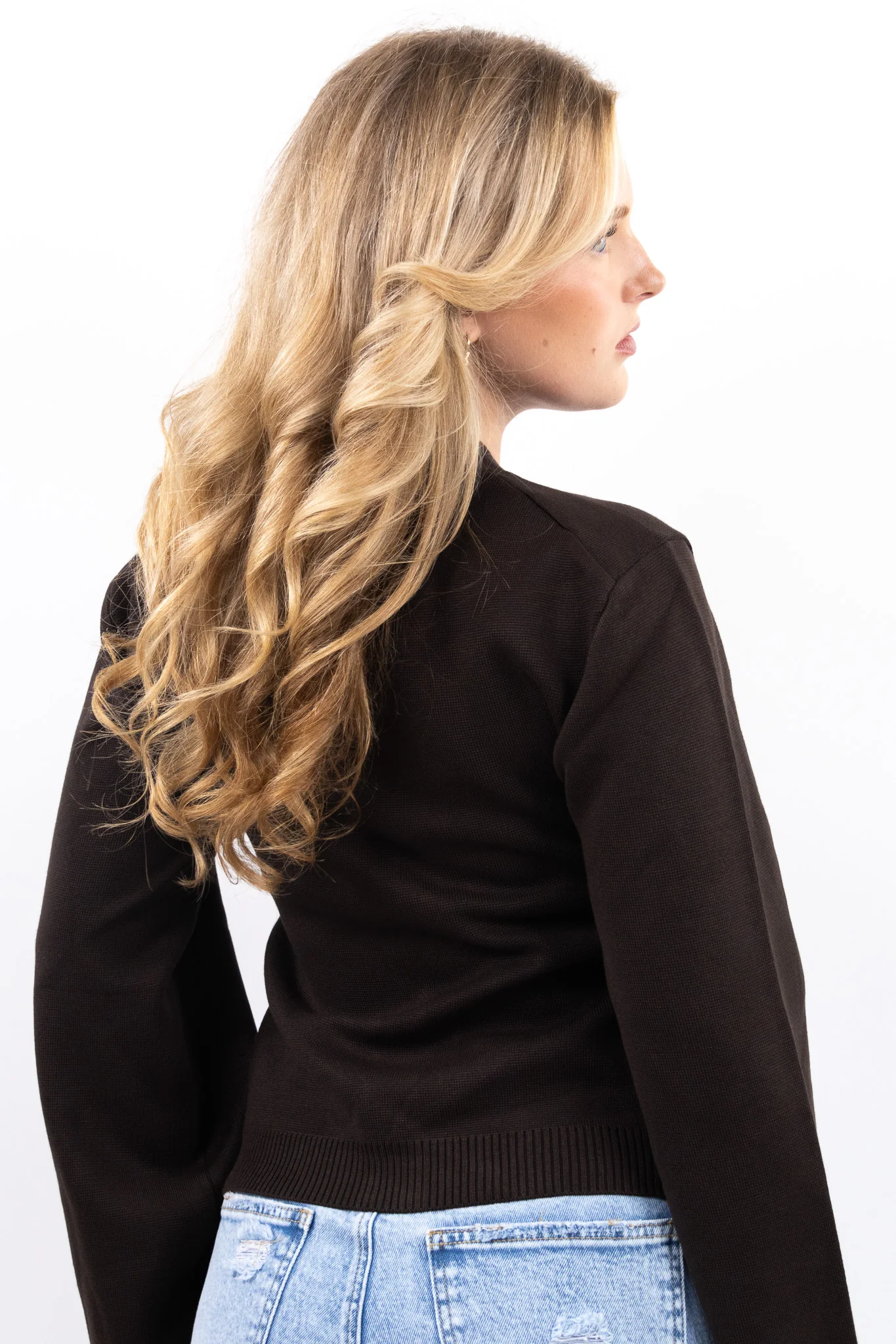 Buttoned Knit Cardigan - Image 16