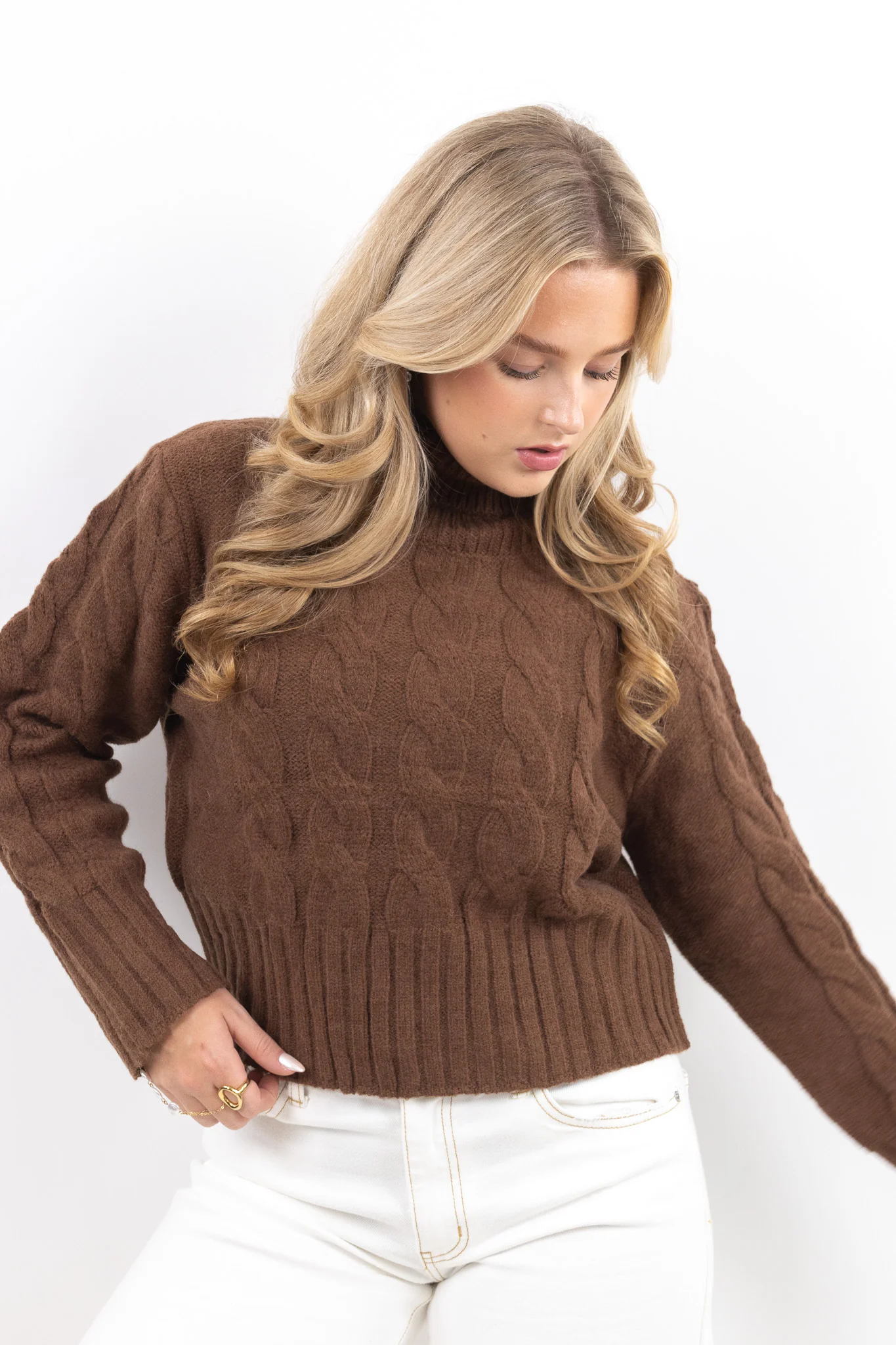 Cable Turtleneck - Image 2