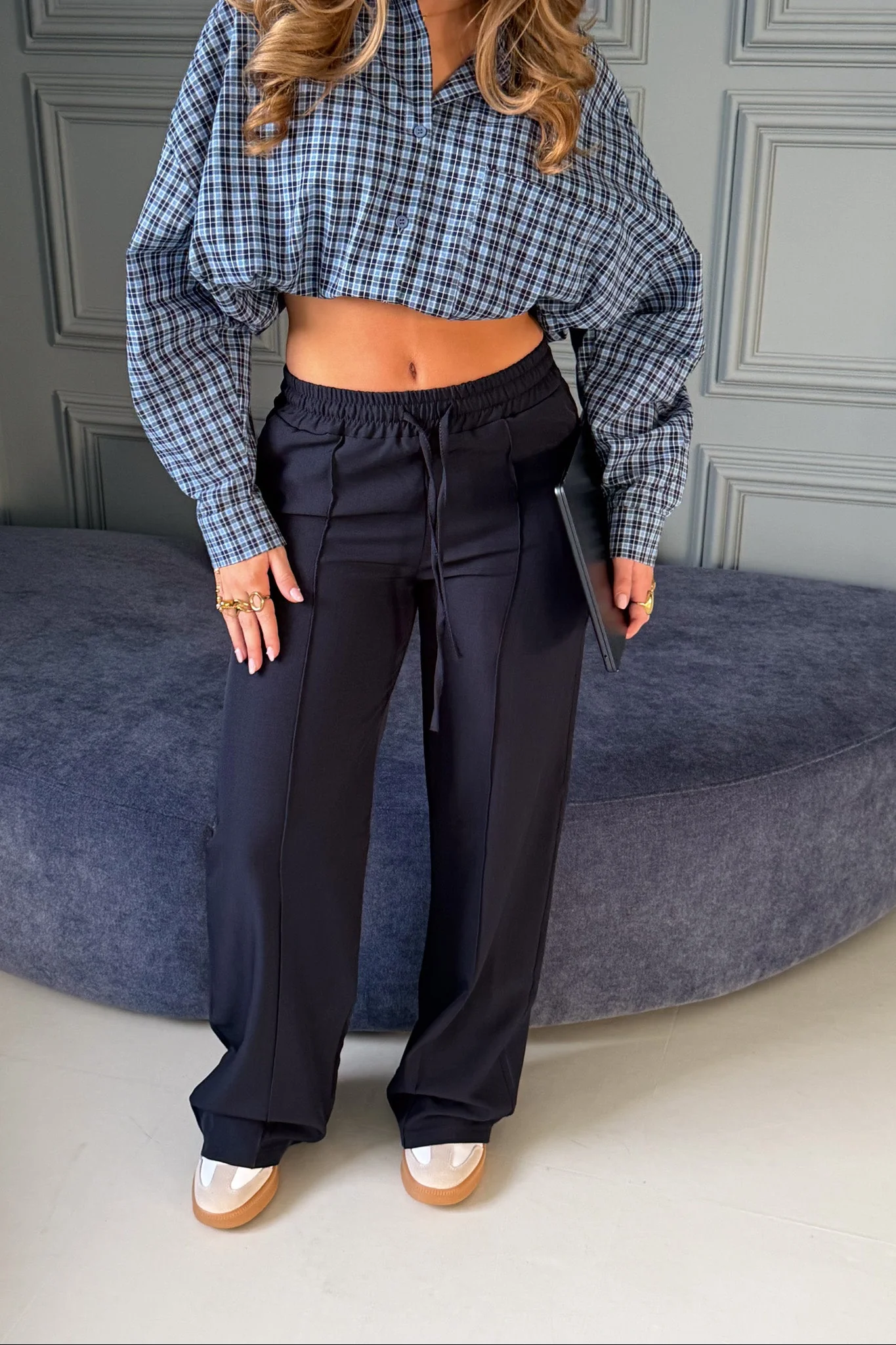 Comfort Fit Wide Leg Pants - Image 2