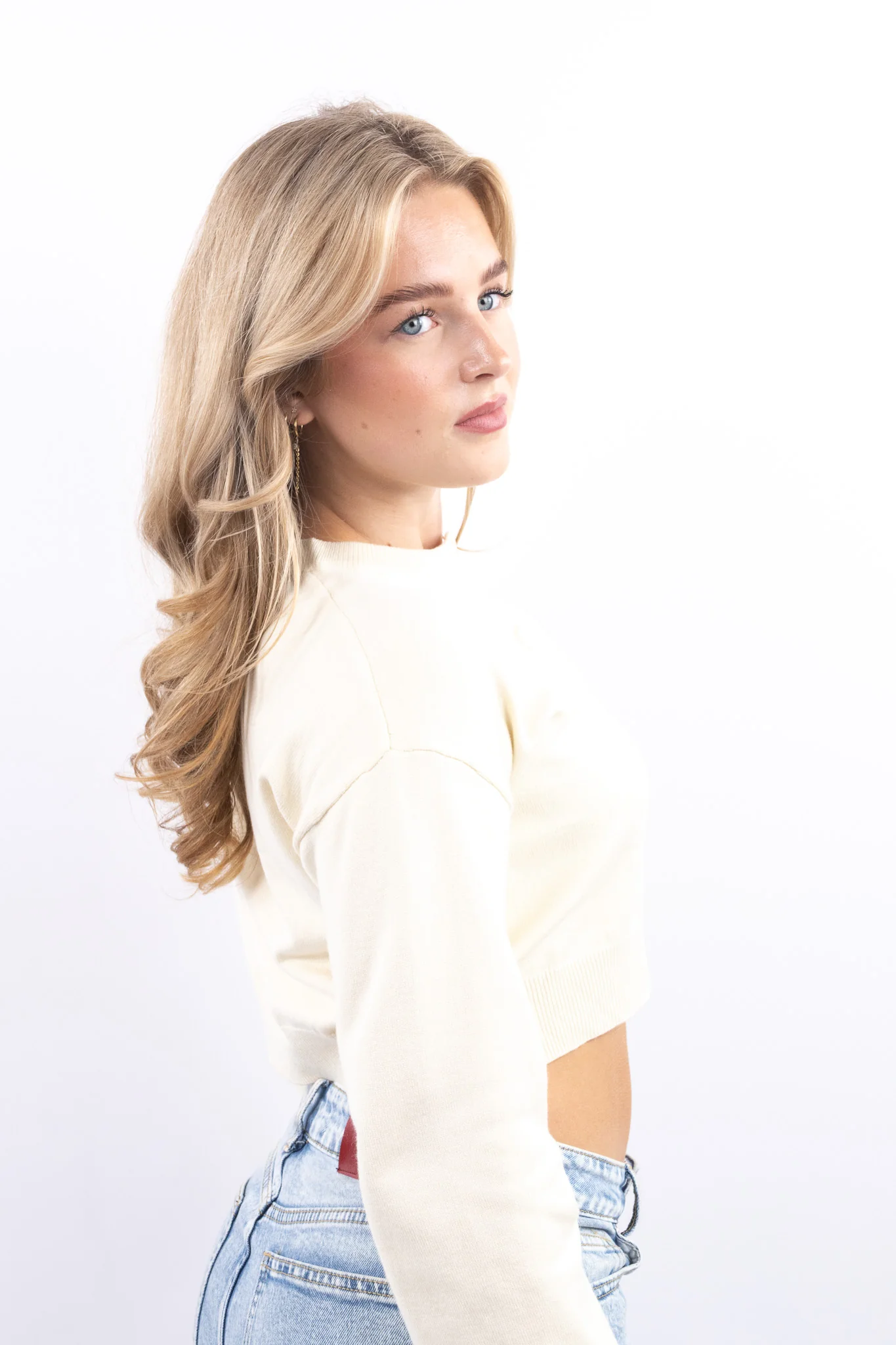 Cropped Knit Cardigan - Image 5