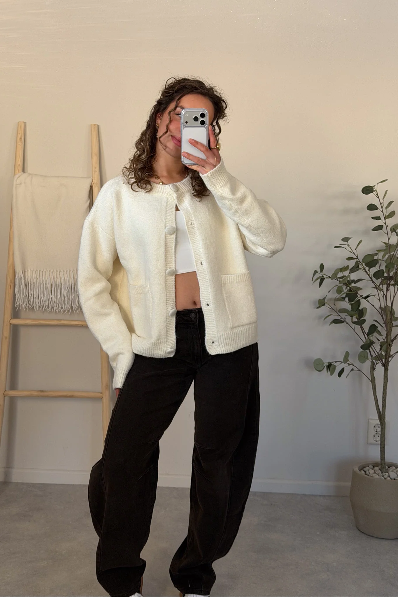 Everyday Button Cardigan - Image 11
