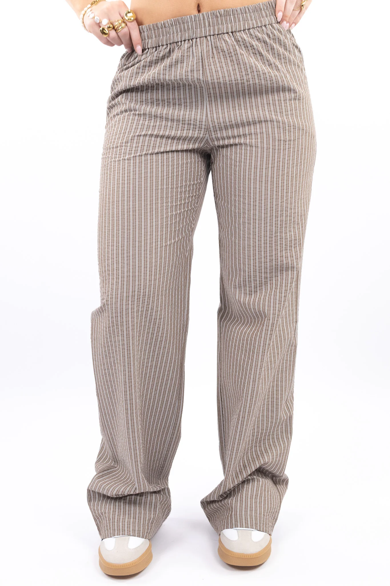 Flowy Striped Pants - Image 3