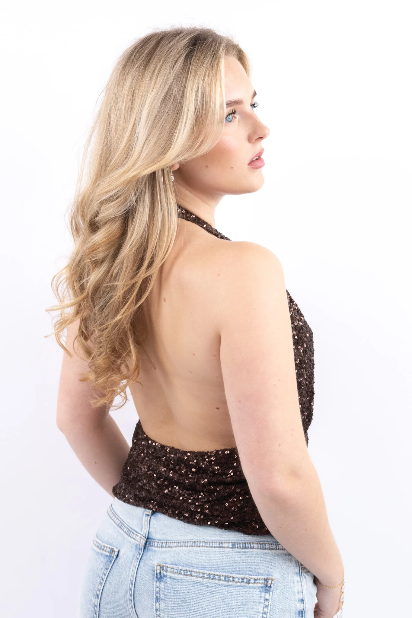 Glitter Cowl Top - Image 2