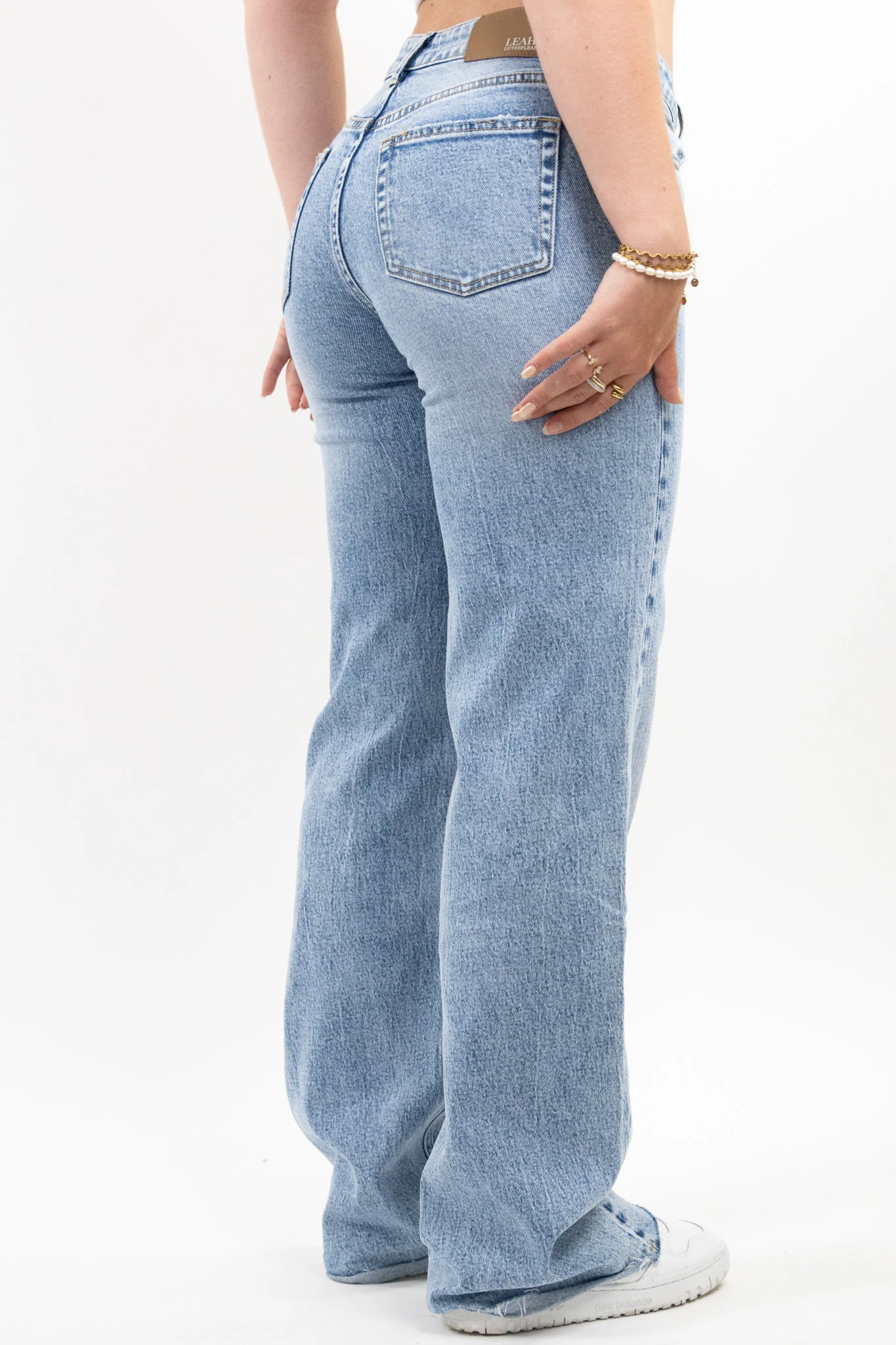 Leah mid waist jeans - stretch - Image 3