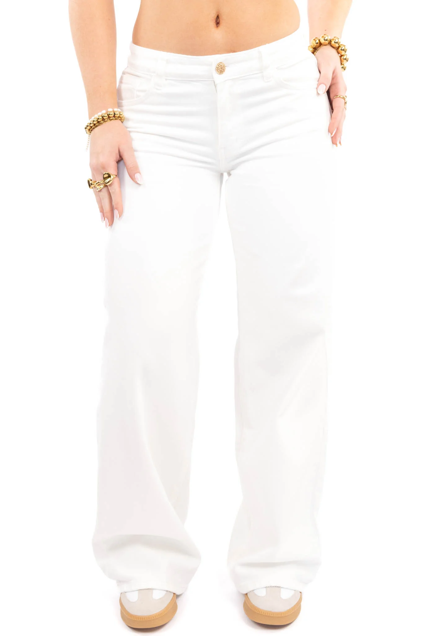 Low Waist Wide Leg Jeans