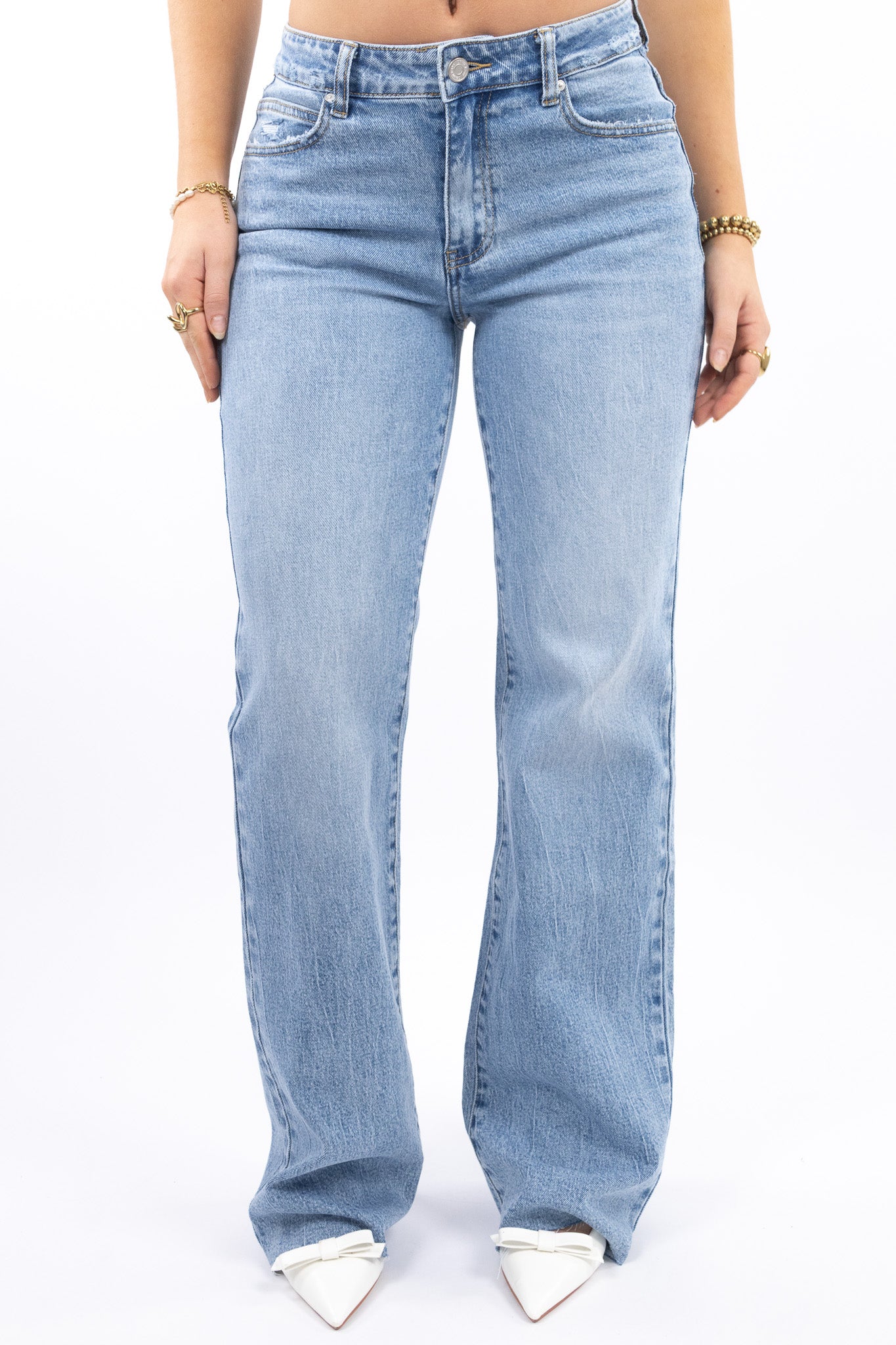 Mae Mid Waist Jeans - Image 11