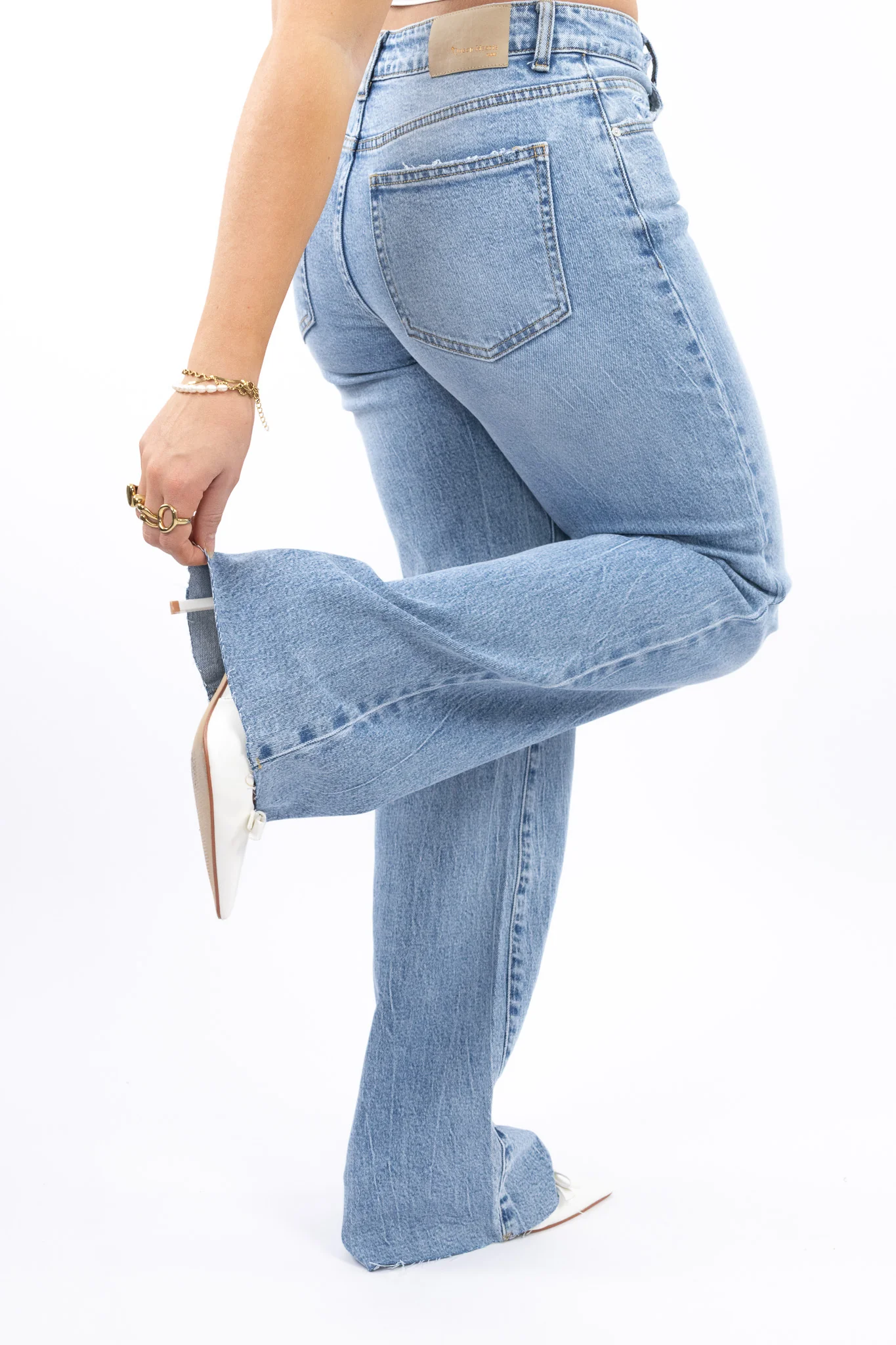 Mae Mid Waist Jeans - Image 14