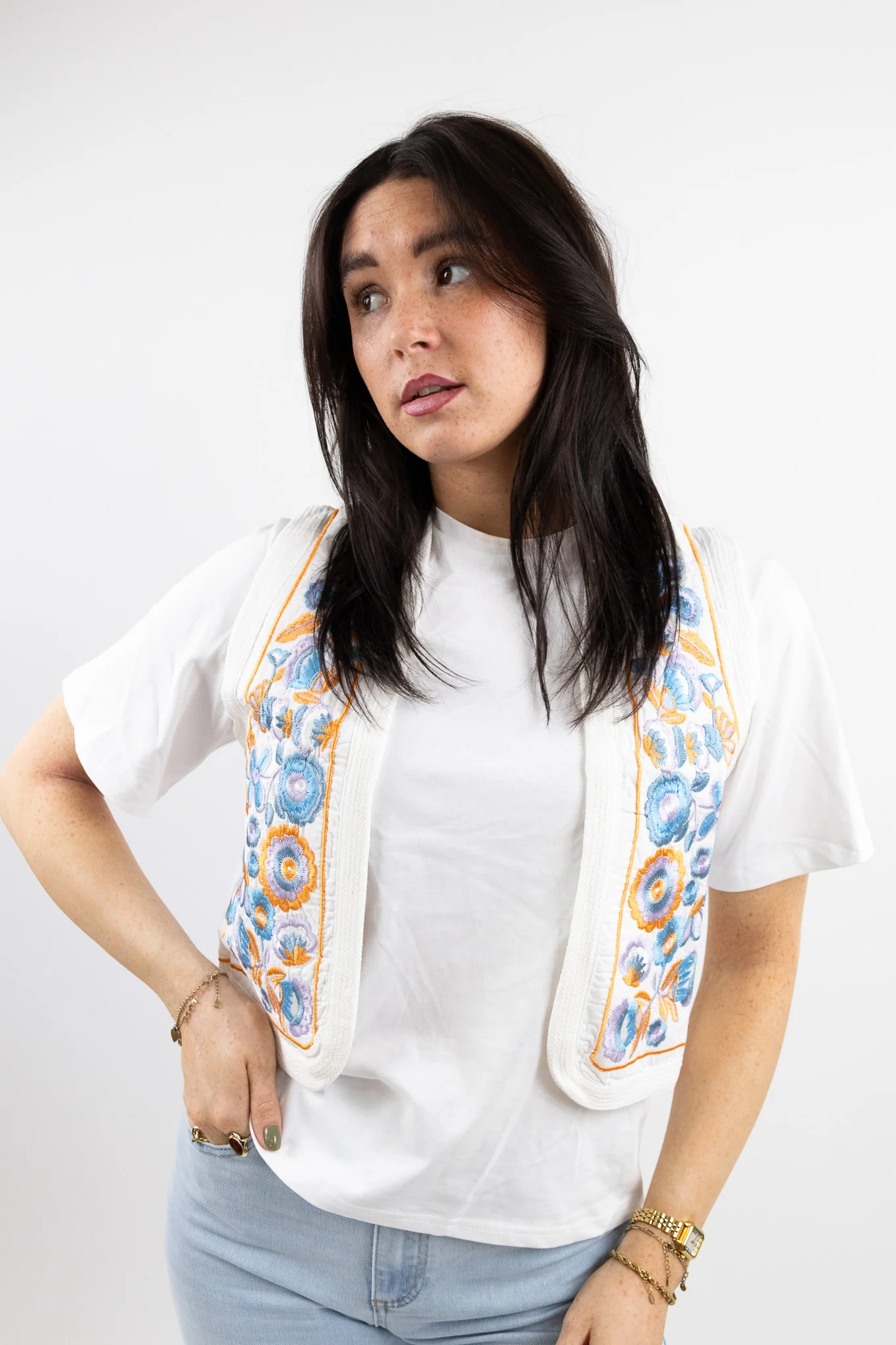 Flo flower gilet