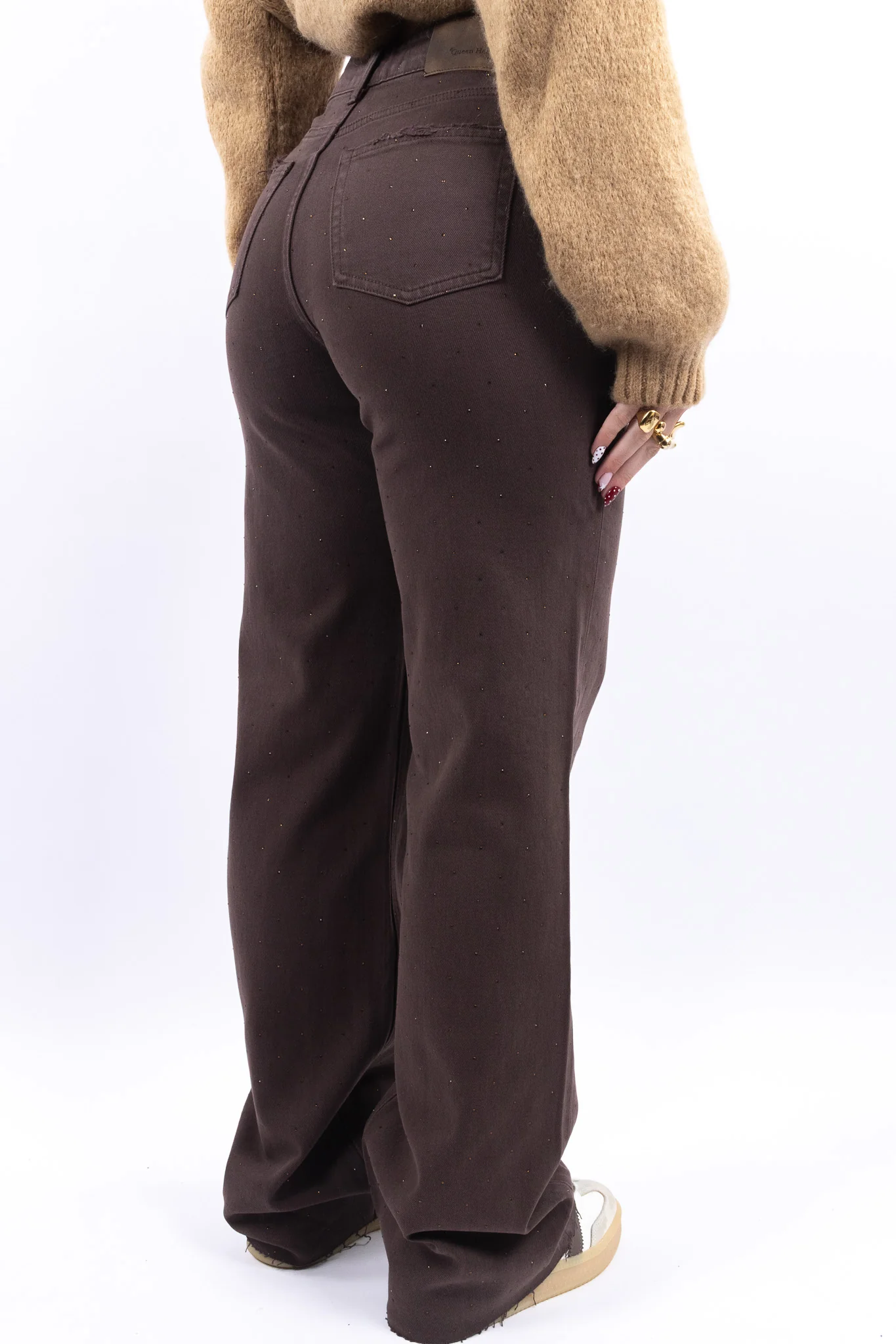 Sparkling wide leg jeans - Image 2