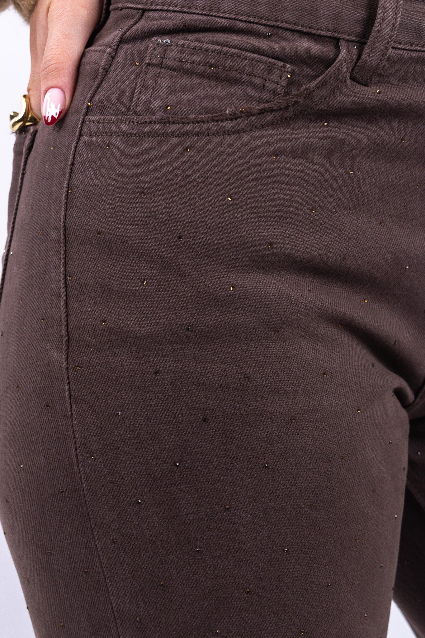 Sparkling wide leg jeans - Image 3