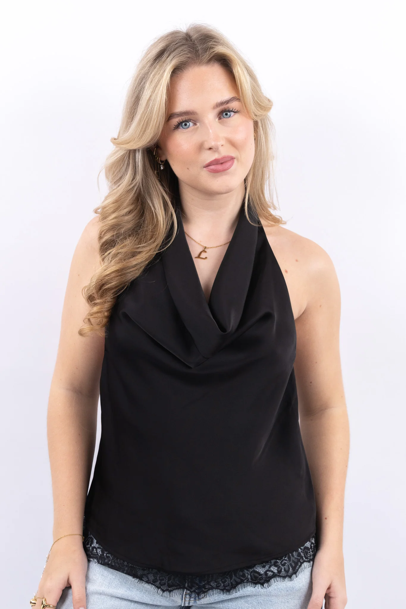Satin Cowl Top - Image 5