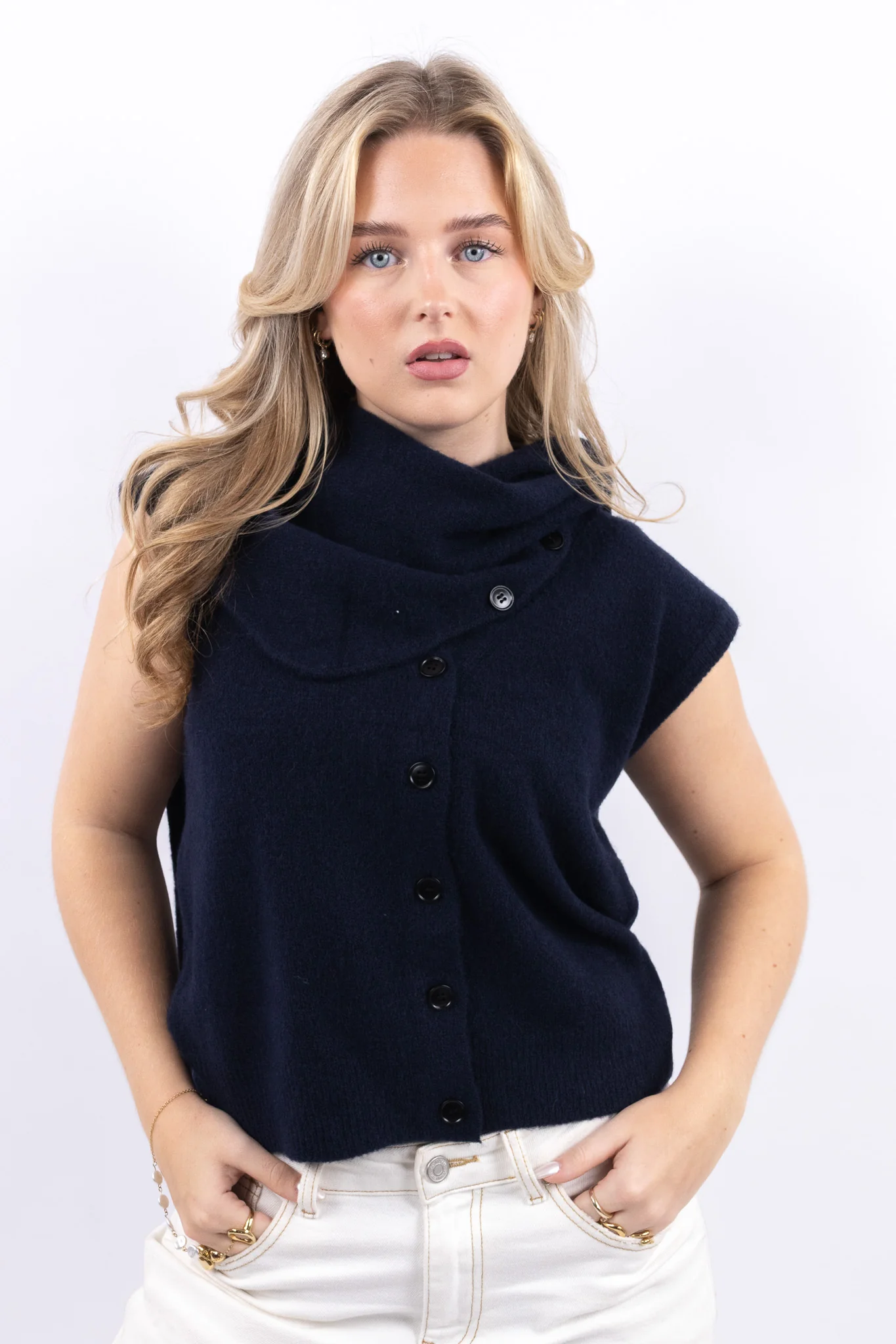 Scarf Knit Top