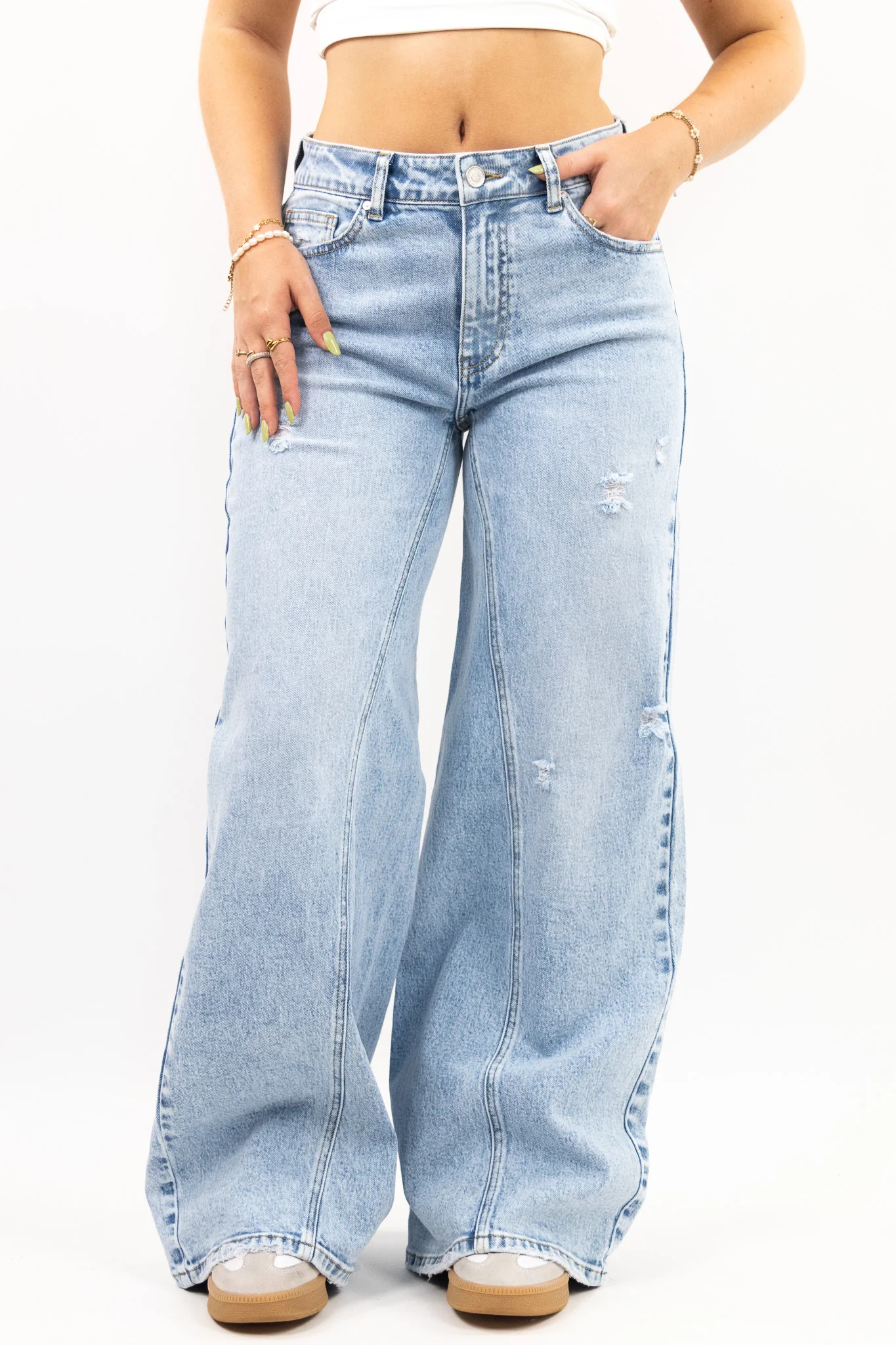 Skyline Wide Leg Jeans - Image 3