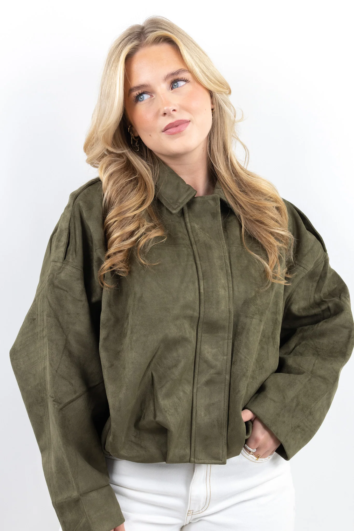 Suede Look Jacket - Image 7