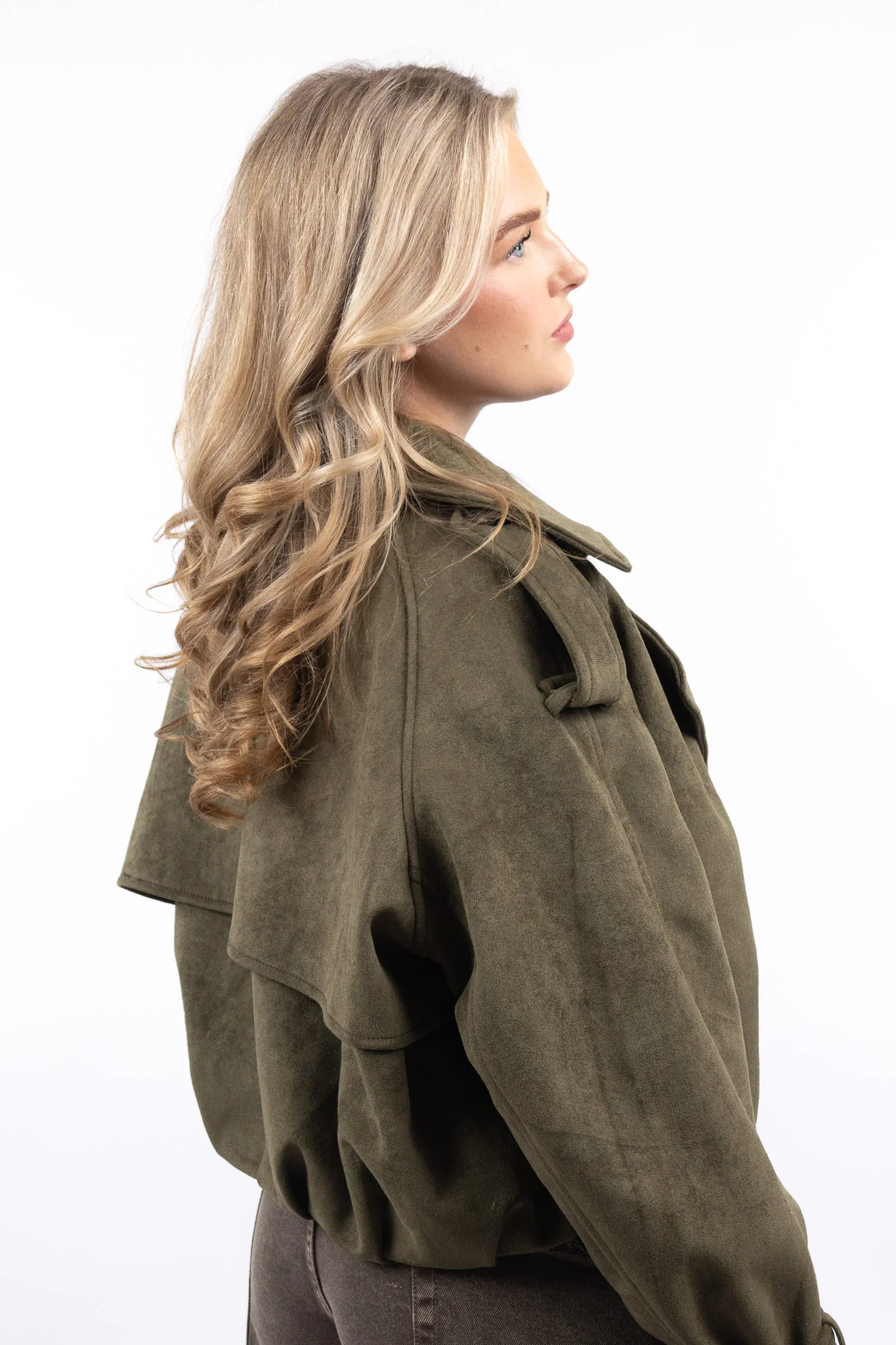 Suede Trench Jacket - Image 10