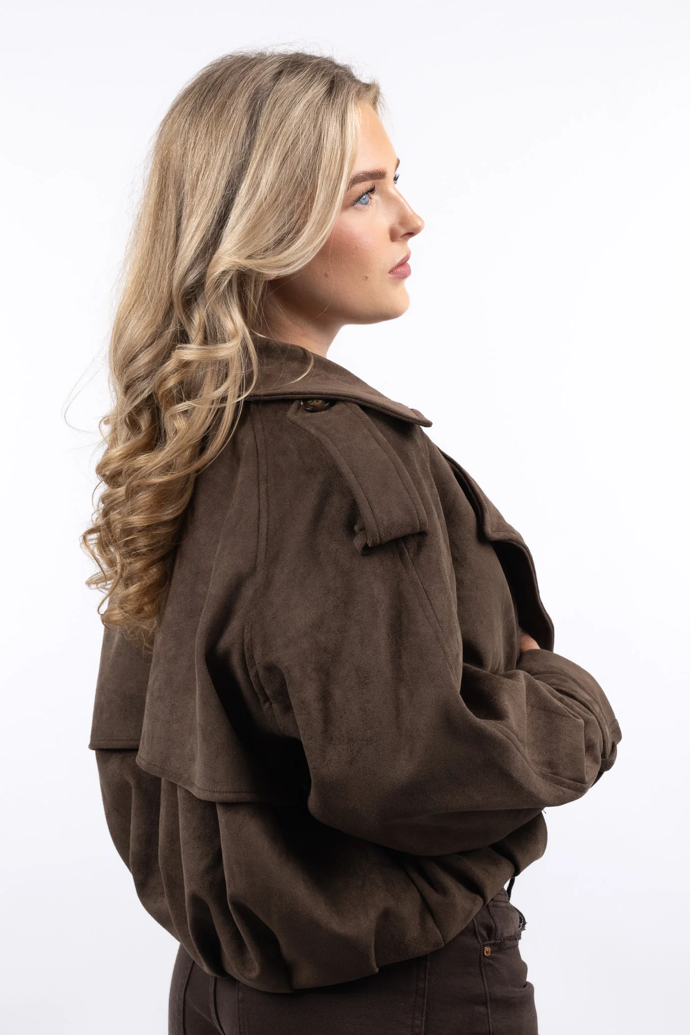 Suede Trench Jacket - Image 5