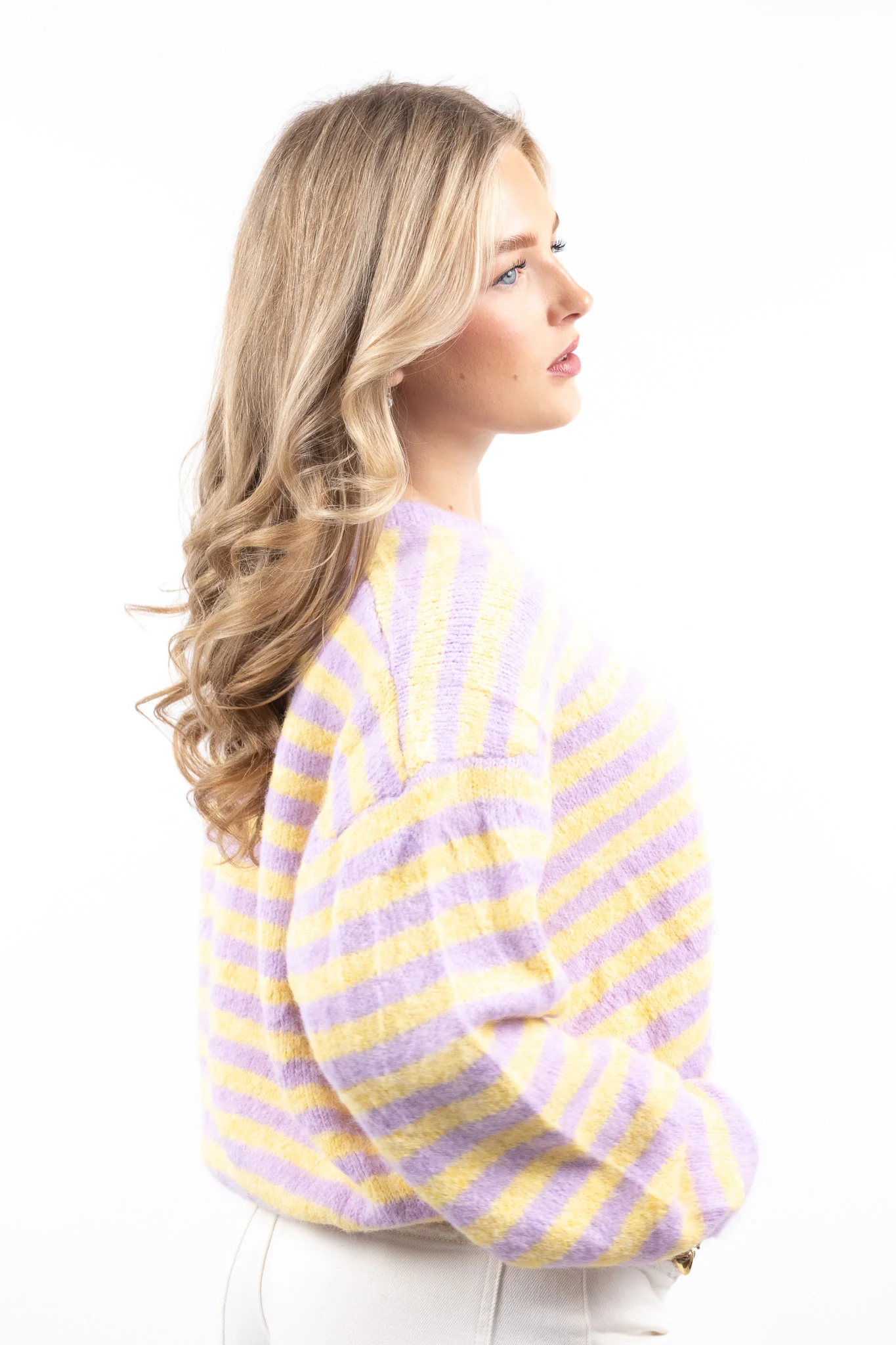 Two Tone Stripe Knit - Image 6