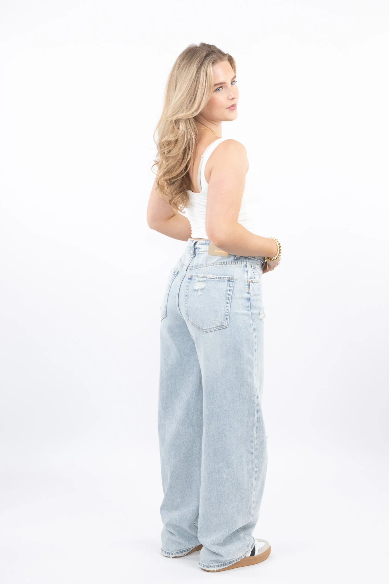 Viral Fold Over Jeans - Image 11