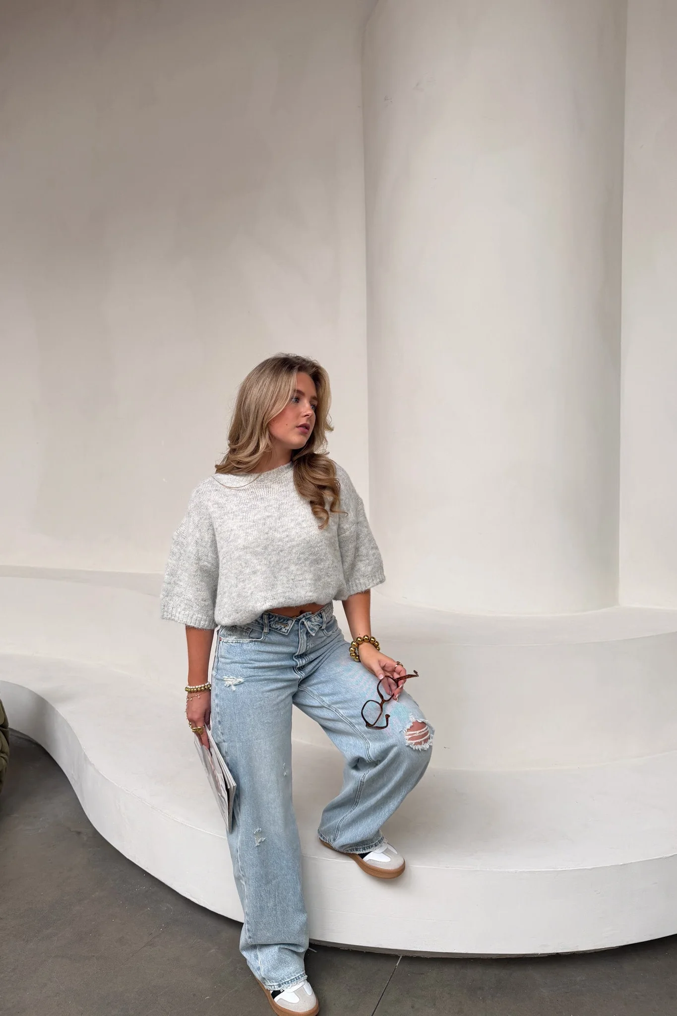 Viral Fold Over Jeans - Image 13