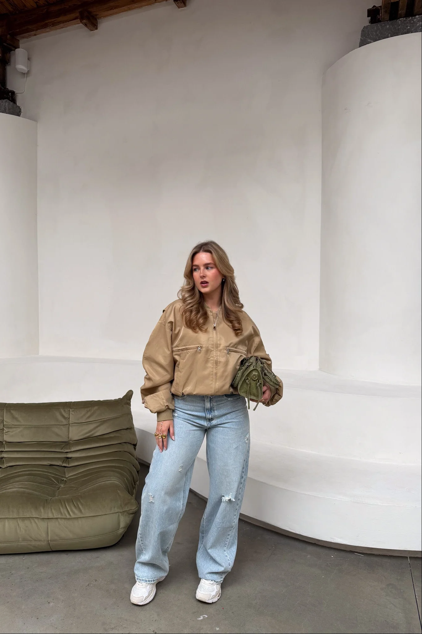 Viral Fold Over Jeans - Image 8